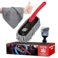 Car Interior Detailing Kit - Red Duster, Black Brush, Towel
