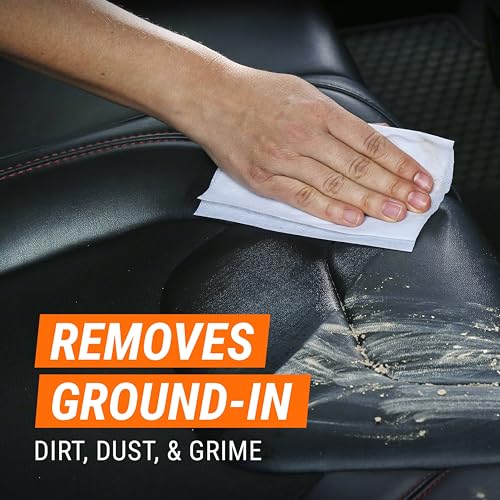 Premier Car Care Kit, Includes Car Wax & Wash Kit, Glass Cleaner, Car Air Freshener, Tire & Wheel Cleaner + Car Cleaning Wipes for Interior and Exterior, 90 Wipes Each - view 5