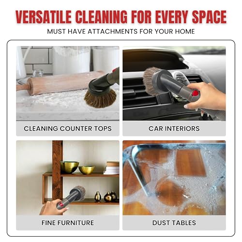 For Dyson Soft Horsehair Vacuum Dust Brush Attachment & Extension Hose - view 4