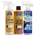 SPI_109_16TI Leather Cleaner and Conditioner Complete Leather Care Kit (16 fl oz) + SPI22016 Total Interior Cleaner & Protectant, (16 fl oz) 3 Items