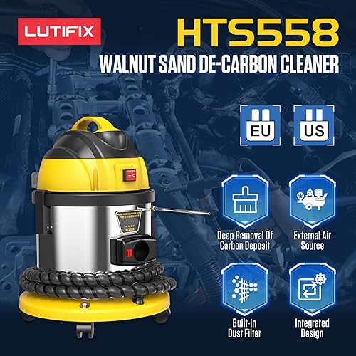 Walnut Blasting Kit for Carbon Cleaning, 1200W 110V Carbon Remover - view 3