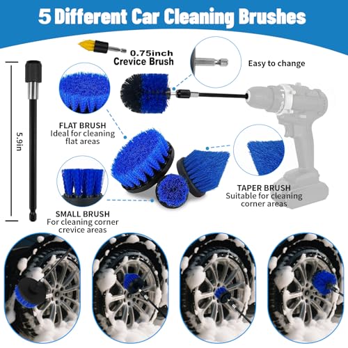 Car Detailing Kit,36pcs Car Detailing Brush Set,Car Cleaning Kit Detail Kit - view 3