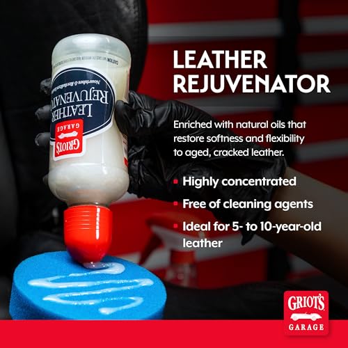 Leather Rejuvenator for Car Seats, Upholstery, Auto, Home, Furniture, Shoes, Boots, Accessories, and More, Conditioner and Protectant, 8 Ounces - view 2