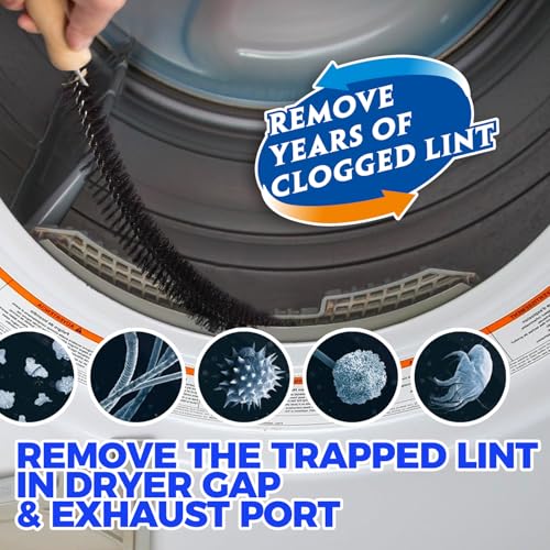 35FT Dryer Vent Cleaner Kit 58Pcs - Lint Remover Brush Vacuum Tools - view 5