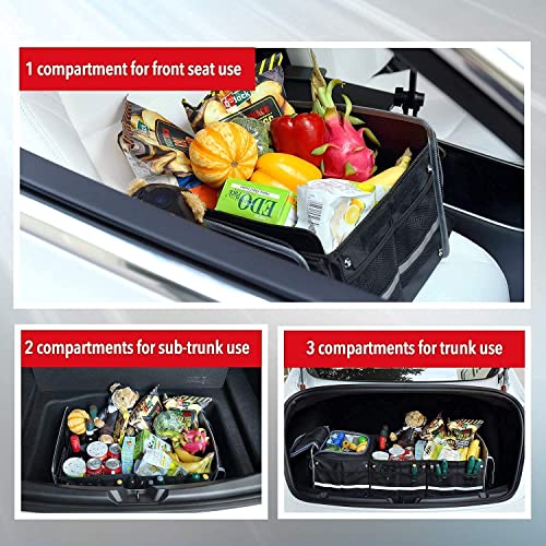 Waterproof Trunk Organizer with Leakproof Cooler Bag + Car Trash Can - view 3