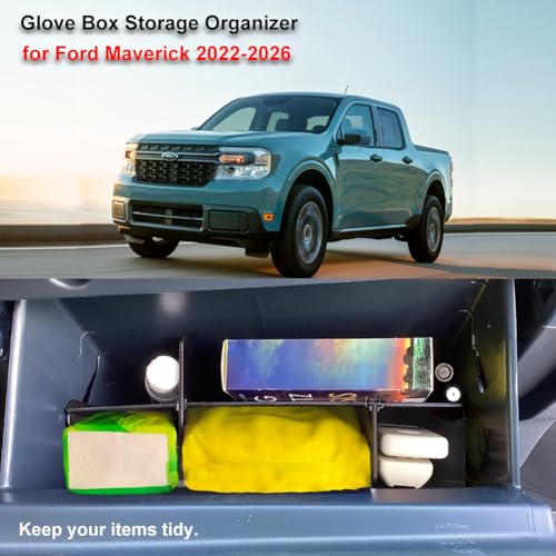Car Storage Organizer for Ford Maverick 2022-2026 Glove Box Organizers - view 7