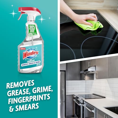 Vinegar Glass and Window Cleaner, Removes Grease and Grime, 23 oz (Pack of 3) - view 4