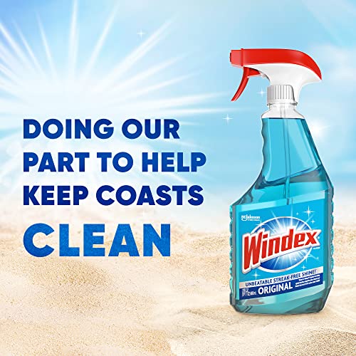 Refill Bundle of Glass and Window Cleaner Spray, Original Blue Scent, Bundle Including 23 Fl Oz Spray & a 32 Fl Oz Refill Bottle, Surface Cleaning Spray, Household Cleaning Essentials - view 4