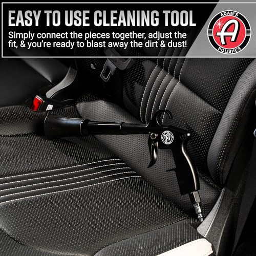 Adam's Tornado Interior Cleaning Tool - Professional High Powered Air Blower Blaster Cleaning Blower Gun for Quick Auto Interior Car Detailing, Drying, Cleaning, Removing Dirt, Dust & Debris - view 2
