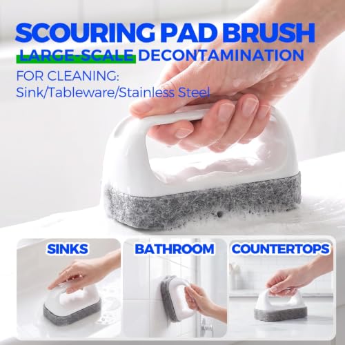 Dish Brush Cleaning Brush Set for Cleaning Groove Gap,Yellow - view 6