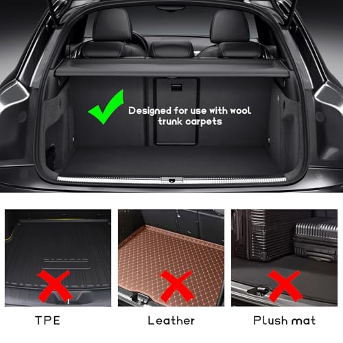 8PCS Multipurpose Cargo Organizer Blocks, Plastic Cargo Storage Organizer Blocks for Wool Carpet Trunk, Grocery Trunk Divider Cargo Containment System for Car SUV Van Trunk - view 3