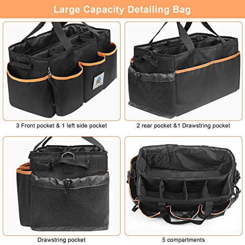Detailing Bag Cleaning Caddy Organizer with Handle, 2PCS Large - view 5