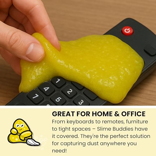 Car Detailing Slime, Lemon 1 Pack, Reusable Dust Remover - view 6