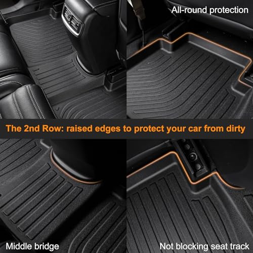 Floor Mats & Cargo Liner for 2022-2026 Lexus NX Hybrid & Plug-in Hybrid (Only NX350h/ NX450h+)(Cargo Mat for Top Position), TPE Car Mats for NX Hybrid Accessories - view 6