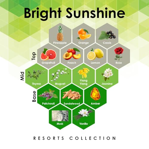 Bright Sunshine 16oz Linen Spray Air Freshener with Orange, Jasmine, Amber, & More Notes for bedding, pillows, sheets, room, and car - view 2