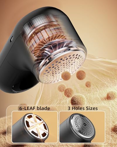 Fabric Shaver Lint Remover for Clothes, Portable Sweater Defuzzer - view 3