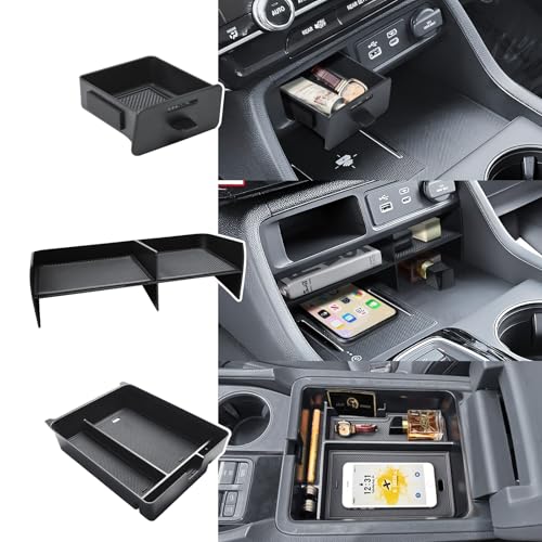 3PCS Center Console Organizer Insert Tray for Honda Pilot & Passport