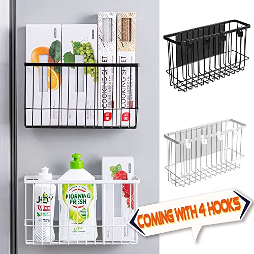 Magnetic Shelf Fridge Basket Bin for Whiteboard Washer Dryer Locker Cabinet - view 4