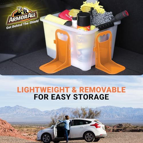 Trunk Cargo Blocks, Cargo Dividers, Trunk Dividers, Hook & Loop Trunk Organizer Blocks to Hold Cargo in Place, Cargo Containment System for Cars, Trucks, SUVs, Vans, 2 Pieces - view 5