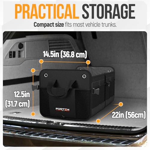 Trunk Organizer - Collapsible Car Organizer & Storage Bag for SUVs - view 3
