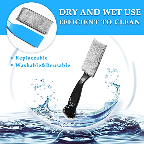 1 PC Double Head Brush for Car Clean, Soft Auto Interior Duster Detailing Brushes, Universal Vehicle Dashboard Screen, Air Vents, Computer etc Cleaning Tool Accessories (Black) - view 4