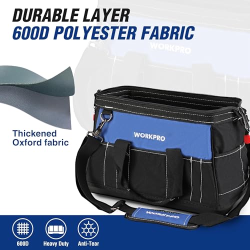 16-inch Wide Mouth Tool Bag with Water-Proof Molded Base - view 4