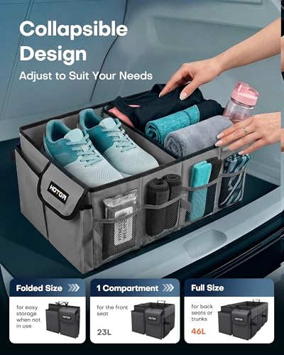 Trunk Organizer - Foldable Car Organizer for SUVs & Sedans Storage - view 5