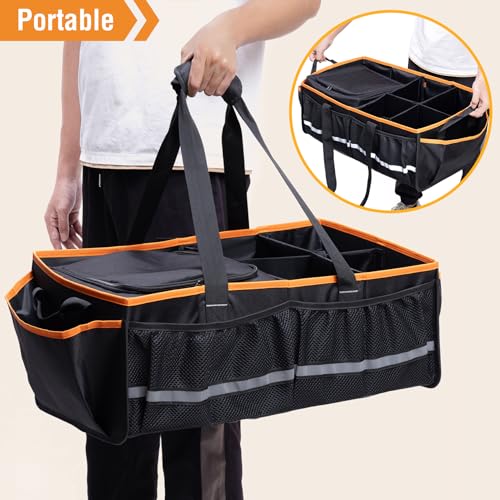 Car Front Trunk Organizer with Cooler Bag for Tesla Model Y Model 3 - view 5