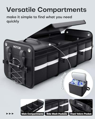 Trunk Organizer - Car Organizer and Storage with Cooler Bag for SUV - view 2