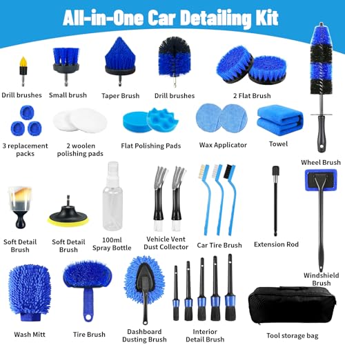 Car Detailing Kit,36pcs Car Detailing Brush Set,Car Cleaning Kit Detail Kit - view 2