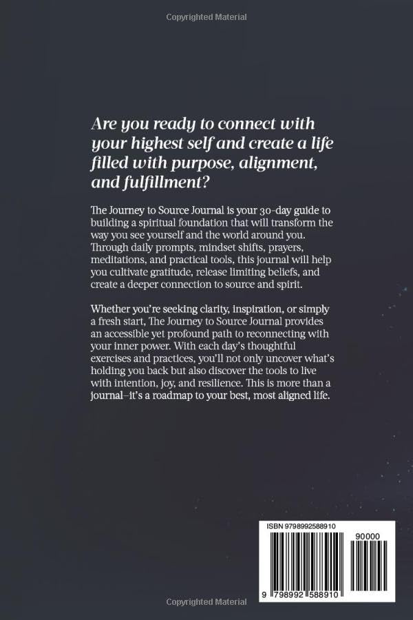 The Journey To Source Journal: 30 Days of Reflection, Growth, and Alignment - view 2