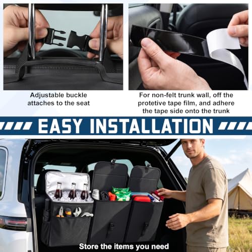 Car Trunk Organizer, Backseat Hanging Organizer for SUV/MPV/Truck - view 7