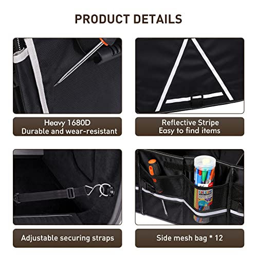 4-in-1 Car Trunk Organizer with Leakproof Cooler Bag - view 5