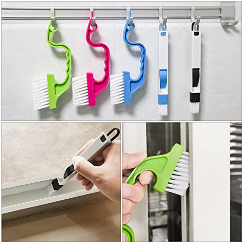 Window Track Cleaning Brush Set, 5 Pack Crevice Cleaning Tools - view 5