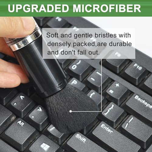 4 Pack Exquisite Duster Brush Kit, Small Dust Brushes, Feather Duster, Soft Fibers, Efficient Dust Removal, Cleaning Tool Perfect for Digital Devices, Keyboards, Car Interior, Craft, Mobile Phone - view 3