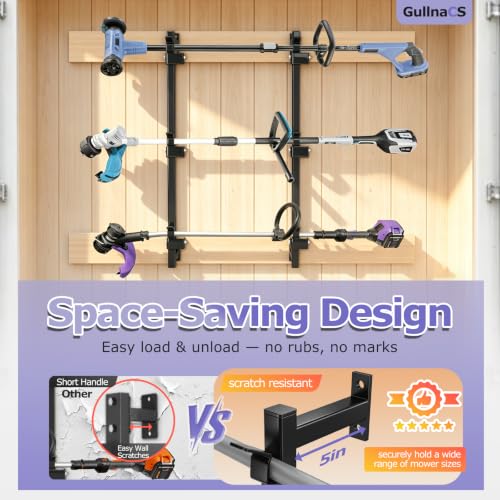 Weedeater Rack for Enclosed Trailer,3 Place Trailer Rack for Lawn Equipment - view 5