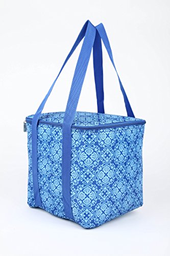 Insulated Trunk Organizer with Dividers (Blue Medallion) - view 3