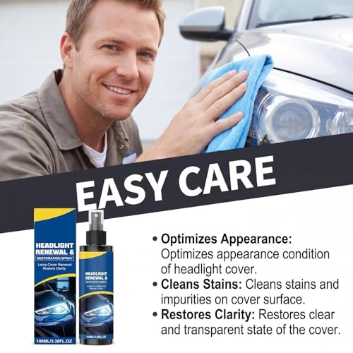 Oxidation and Yellowing Cleaner - Automotive Supplies, Transparent Headlig - view 7