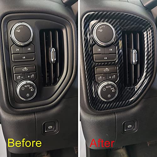 Dash Side Air Vent Trim Cover for 2019‑2022 Chevy Silverado 1500 - view 4