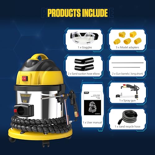 Walnut Blasting Kit for Carbon Cleaning, 1200W 110V Carbon Remover - view 2