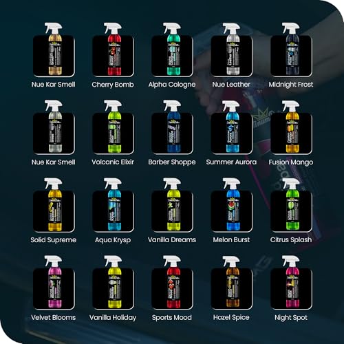 Water-Based Car Air Freshener Spray | Luxury Automotive Deodorizer | Mold-Resistant Formula | Eliminates Odors and Refreshes Vehicle Interior | 17 fl oz | Cherry Bomb - view 5