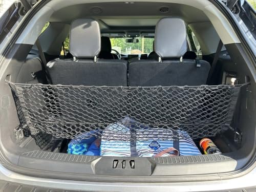 Rear Trunk Organizer Cargo Net for Ford Explorer 2020–2026 – Envelope Cargo Net for SUV – Premium Mesh Car Trunk Organizer Vehicle Carrier Storage – Compatible with Explorer