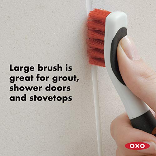 Good Grips Deep Clean Brush Set, Orange, Blue - view 3