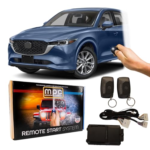 Remote Start Kit Compatible with Mazda CX-5 2013-2024 || 2X 1-Button Long Range Remotes || Plug and Play || No Wire Splicing || USA Tech Support