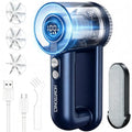 2-in-1 Rechargeable Lint Shaver, 3 Extra Blades