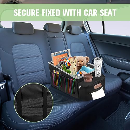 Car Seat Organizer with 4 Cup Holders(White) - view 6