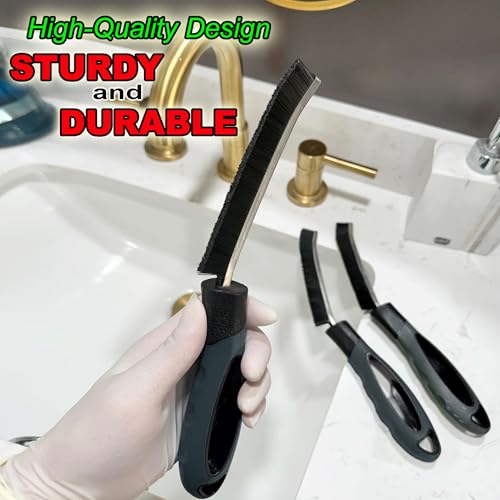 Crevice Cleaning Brush for Deep Cleaning Bathroom Tile, Kitchen Sink and Window Tracks, Multi-Purpose Hard Bristle Cleaning Brush for Household Use, Cleaning Brushes Small Spaces, Gap Cleaning Tool - view 2