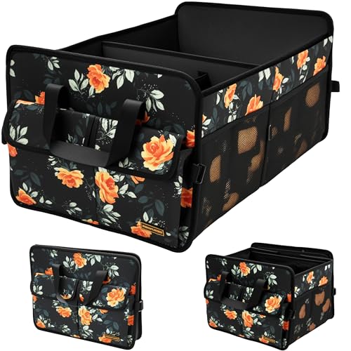 Sturdy Car Trunk Organizer - Firm Inner Panels, Foldable Storage