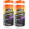 Interior Car Cleaning Wipes, Car Wipes for Dirt and Dust, 30 Count (Pack of 2)