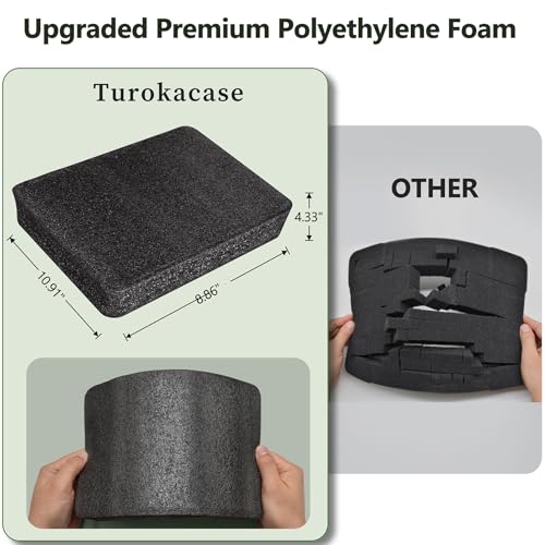 Pistol Case for Handguns, Hard Shell Gun Case with Customizable Foam Insert - view 2